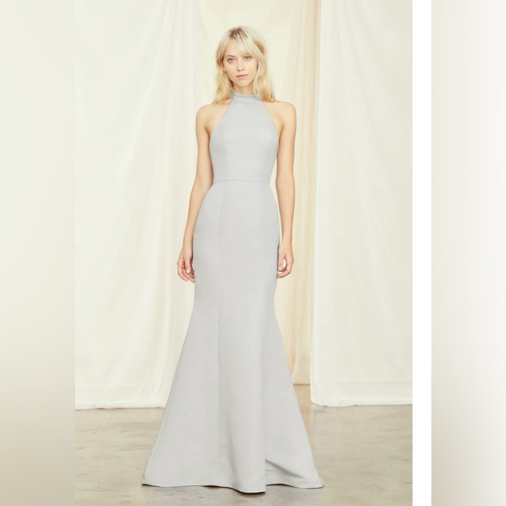 Amsale Bridesmaid Dress Austin-champagne